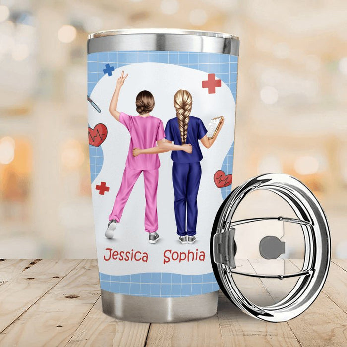 I Don't Punch People At Work  - Gift for Nurses  - Personalized Custom Tumbler