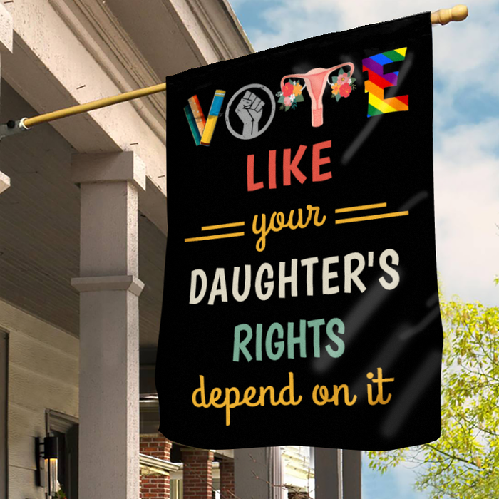 Inspirational Garden/House Flag For Women - Daughter’s Rights