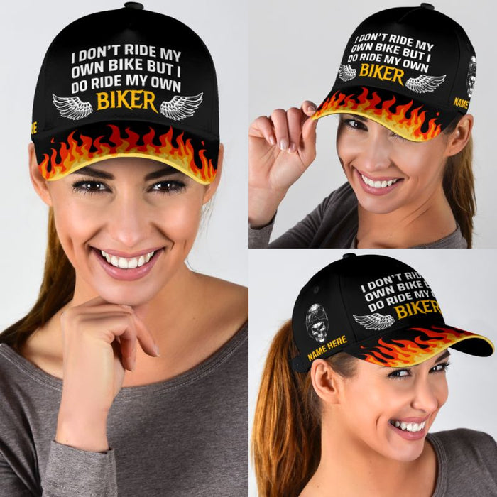 I Do Ride My Biker - Personalized Cap
