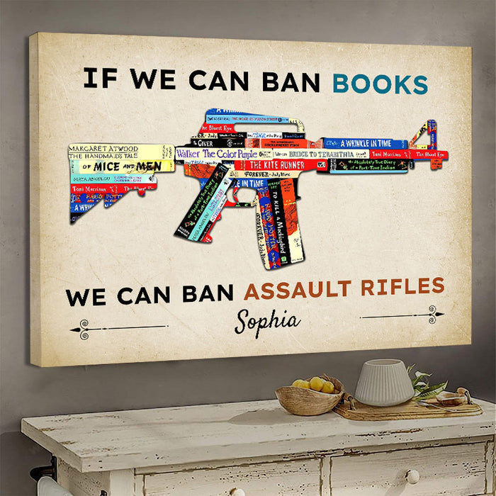 Personalized Poster / Framed Poster / Canvas For Women - Assault Rifle