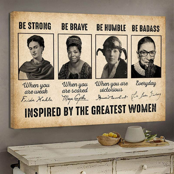 Inspirational Poster / Framed Poster / Canvas For Women - The Greatest