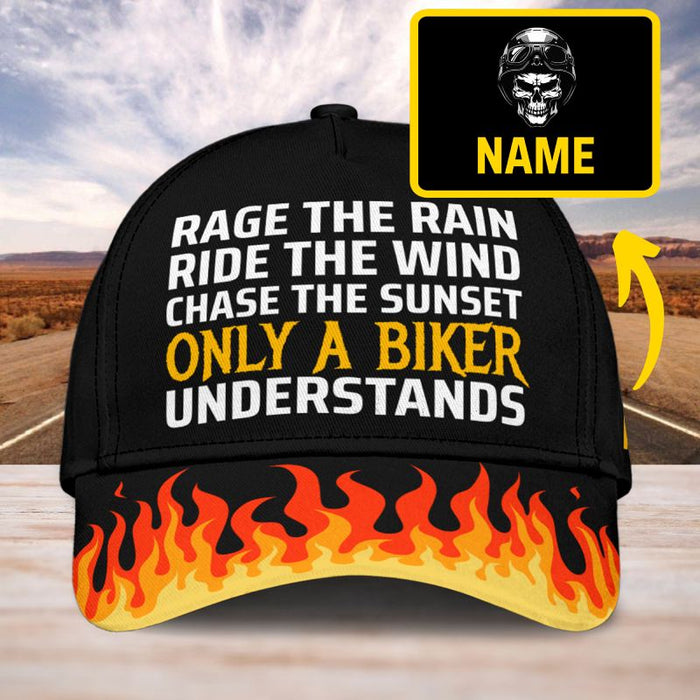 Only a Biker Understands - Gift for a Biker  - Personalized Cap