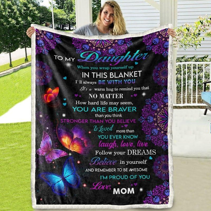 Blanket from mom to daughter with tenderness - Galaxate