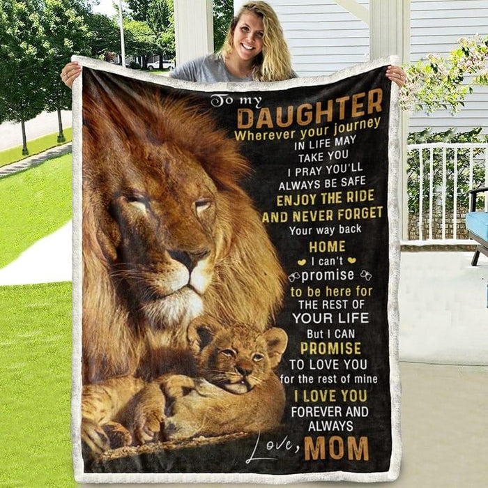 Blanket from mom to daughter with heartfelt wishes - Galaxate