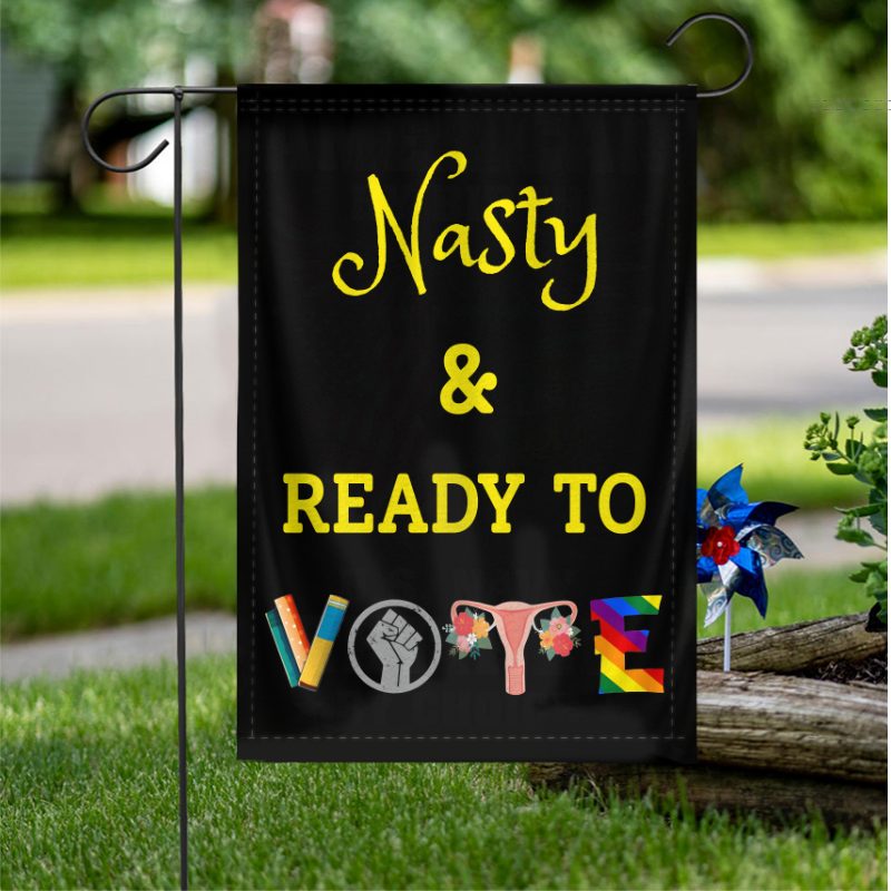 Inspirational Garden/House Flag For Women — Express Your Voice