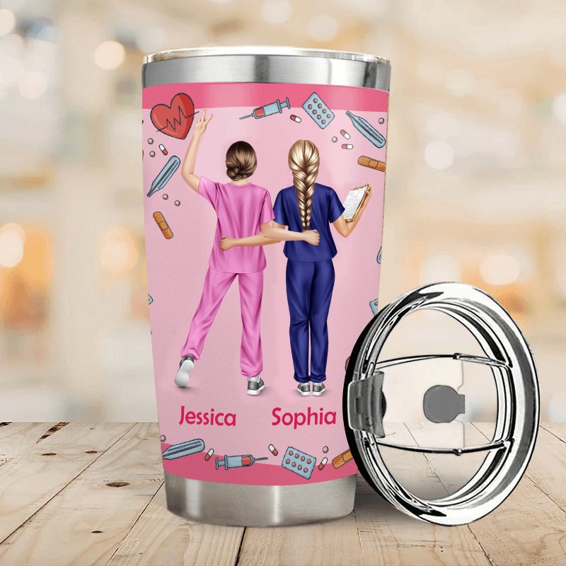 Chance Made Us Colleagues  - Gift for Nurses - Personalized Custom Tumbler