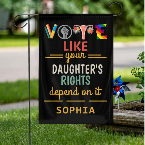 Personalized Flag For Women - Depend On It