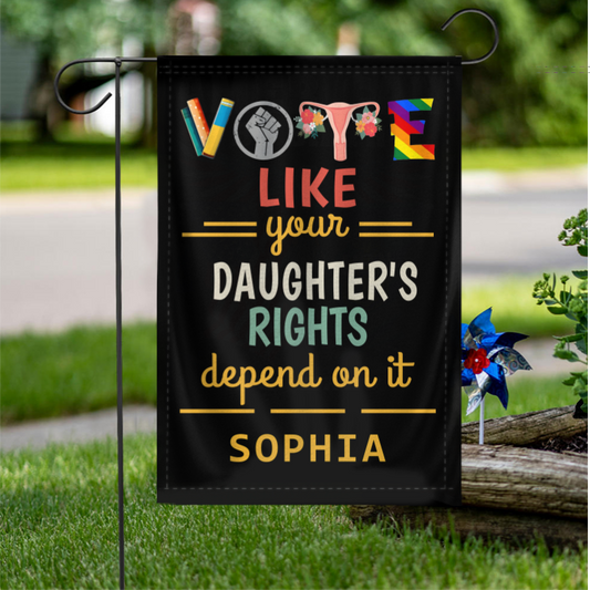 Personalized Flag For Women - Depend On It