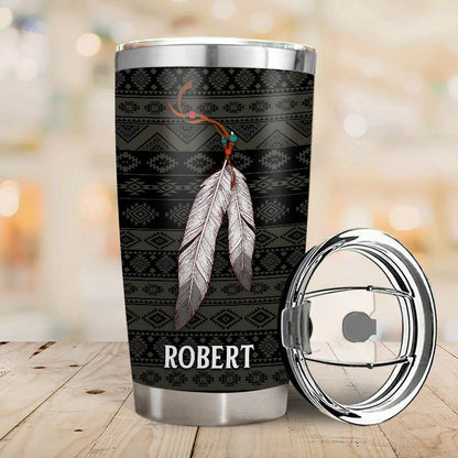 Wind Talks, Silence Speaks - Gift for yourself/friends - Personalized Native Custom Tumbler