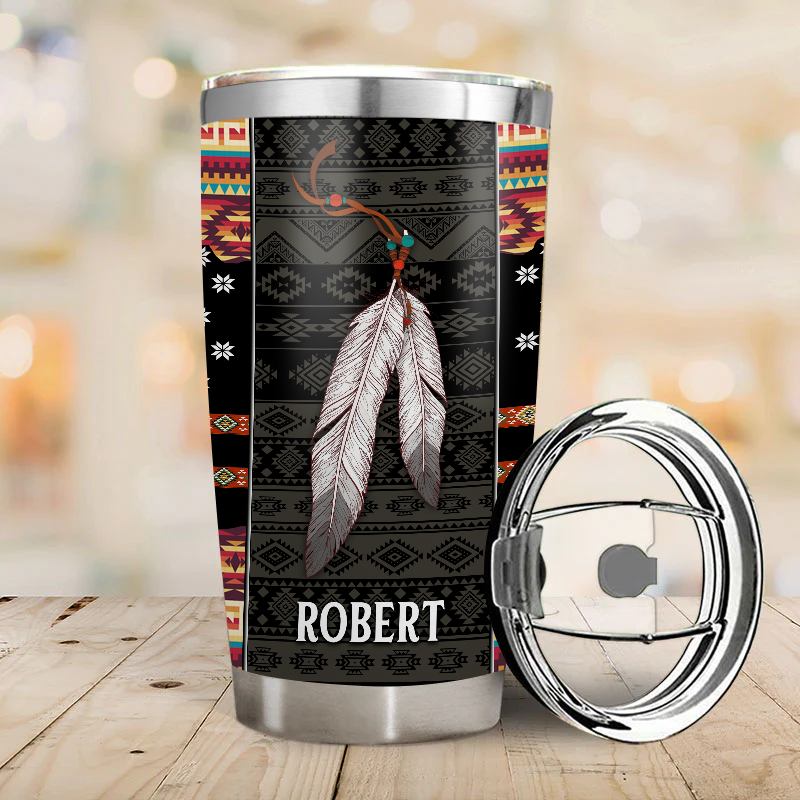 Listen to your heart it knows - Gift for yourself/friends - Personalised Native Custom Tumbler