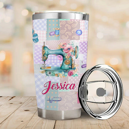 I Don't Hoard Fabric - Gift for Sewing - Personalized Custom Tumbler