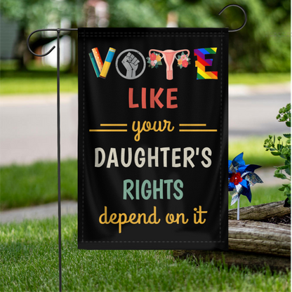 Inspirational Garden/House Flag For Women - Daughter’s Rights
