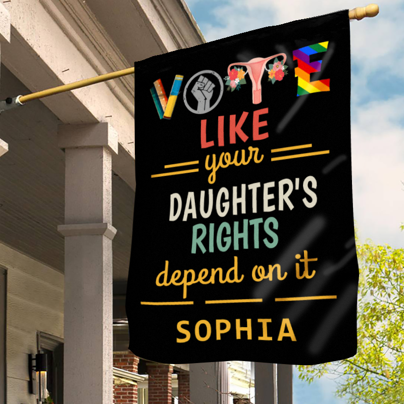 Personalized Flag For Women - Depend On It