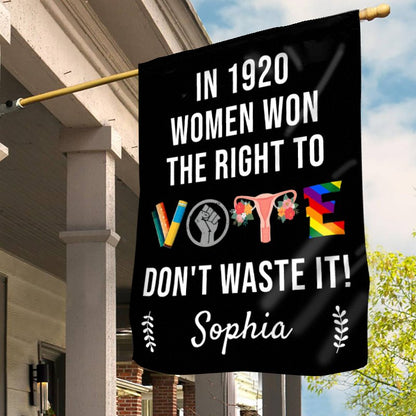 Personalized Flag For Women — Don't Waste It