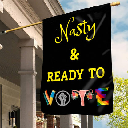 Inspirational Garden/House Flag For Women — Express Your Voice