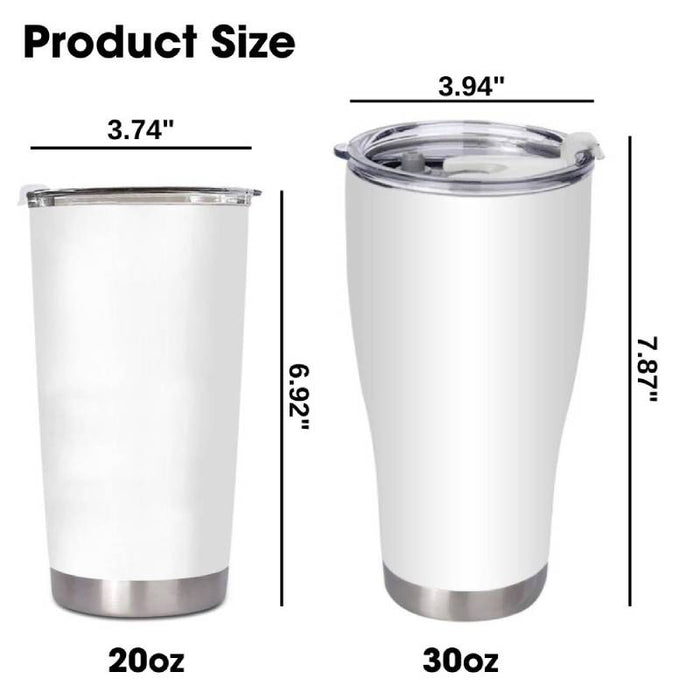 Bends Over - Gift for a Fisherman - Personalized Custom Tumbler