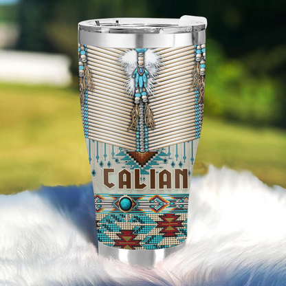 Native American - Gift for yourself/friends - Personalized Native Custom Tumbler