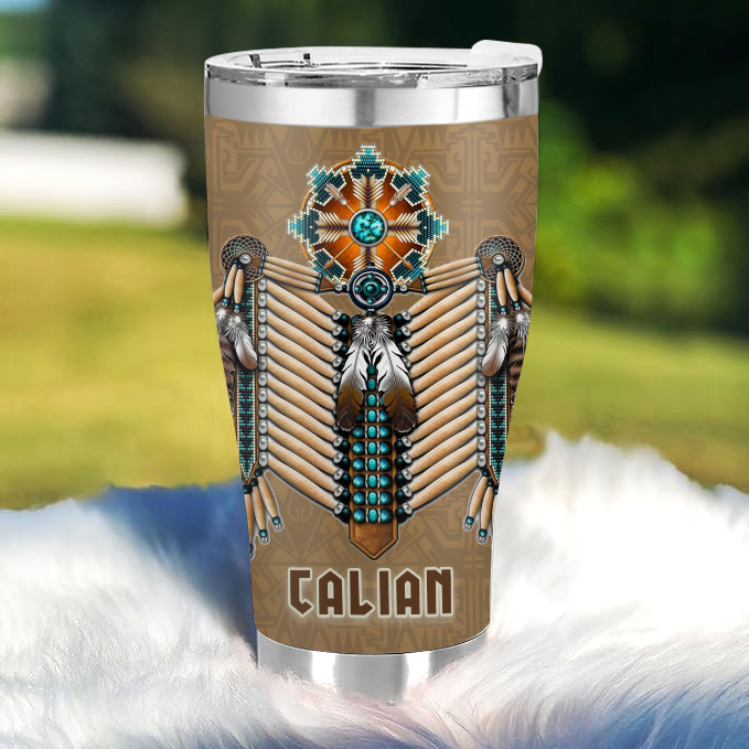 Native pattern - Gift for yourself/friends - Personalised Native Custom Tumbler
