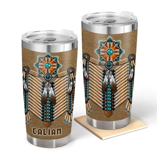Native pattern - Gift for yourself/friends - Personalised Native Custom Tumbler