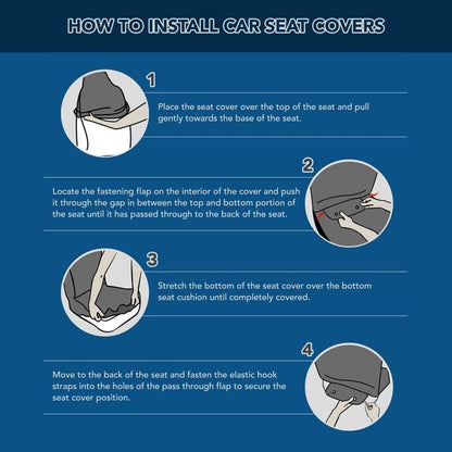 Personalized Car Seat Covers - Golf (2pcs, universal fit)