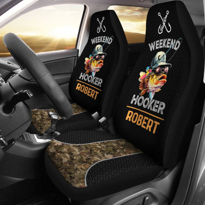 Personalized Car Seat Covers - Weekend (2pcs, universal fit)