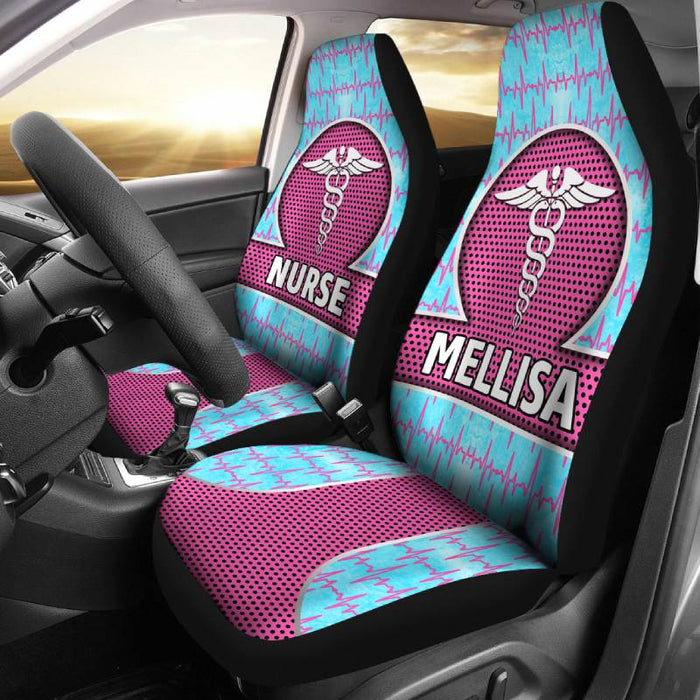 Personalized Car Seat Covers - Cardio (2pcs, universal fit)