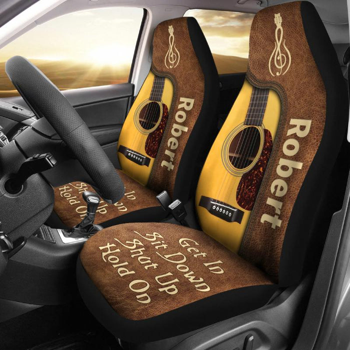 Personalized Car Seat Covers - Guitar (2pcs, universal fit)