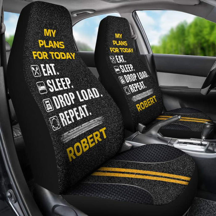 Personalized Car Seat Covers - Plans For Today (2pcs, universal fit)