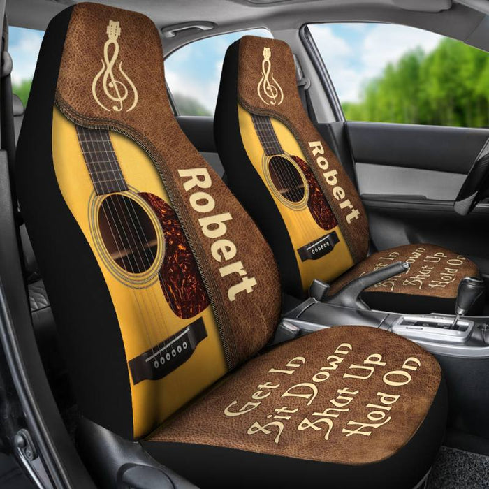 Personalized Car Seat Covers - Guitar (2pcs, universal fit)