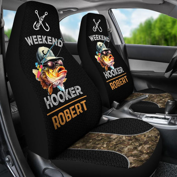 Personalized Car Seat Covers - Weekend (2pcs, universal fit)