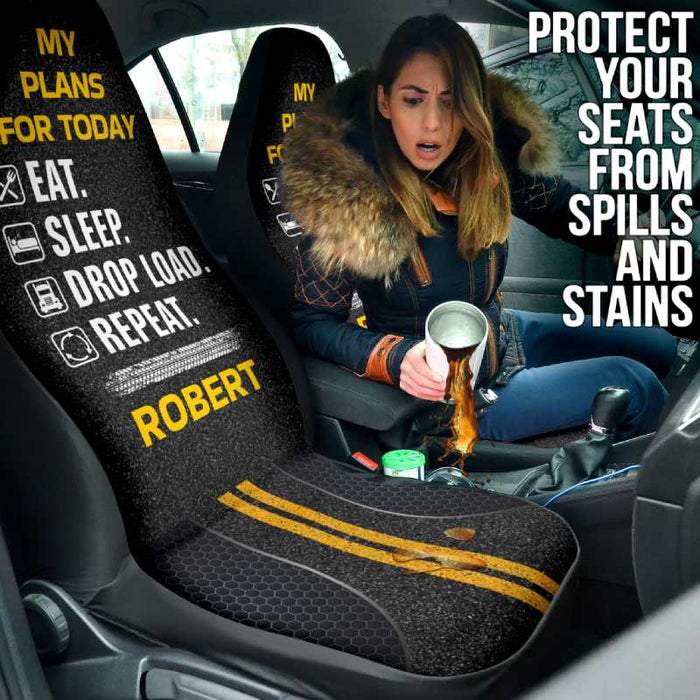 Personalized Car Seat Covers - Plans For Today (2pcs, universal fit)