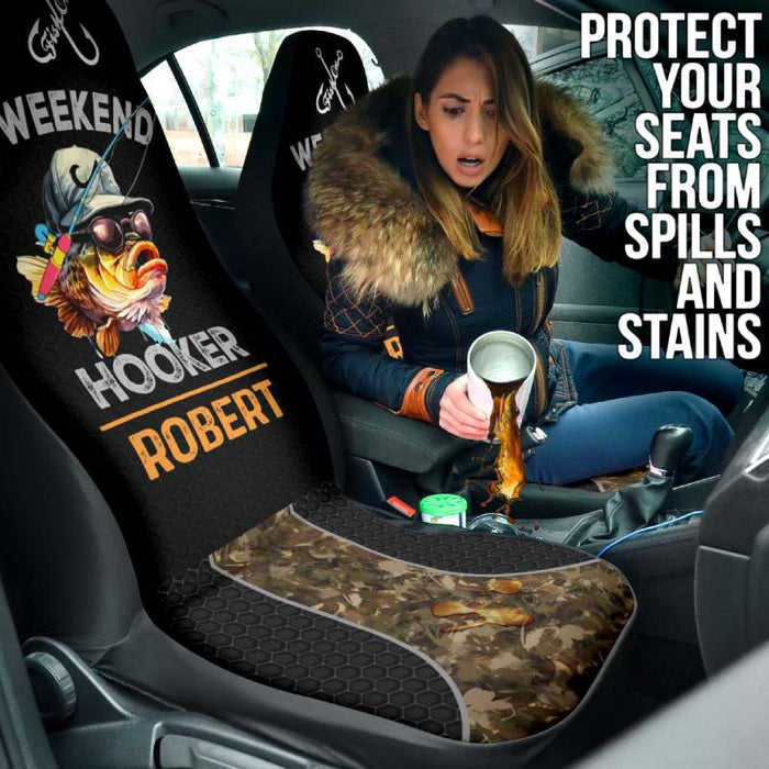 Personalized Car Seat Covers - Weekend (2pcs, universal fit)