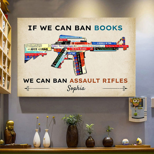 Personalized Poster / Framed Poster / Canvas For Women - Assault Rifle