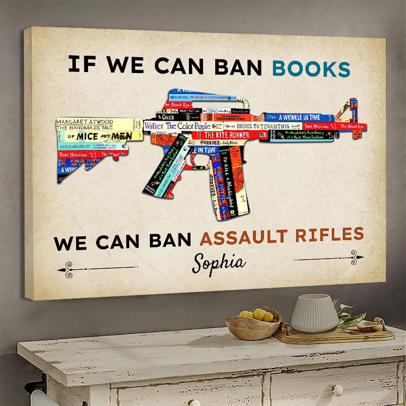 Personalized Poster / Framed Poster / Canvas For Women - Assault Rifle