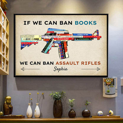 Personalized Poster / Framed Poster / Canvas For Women - Assault Rifle