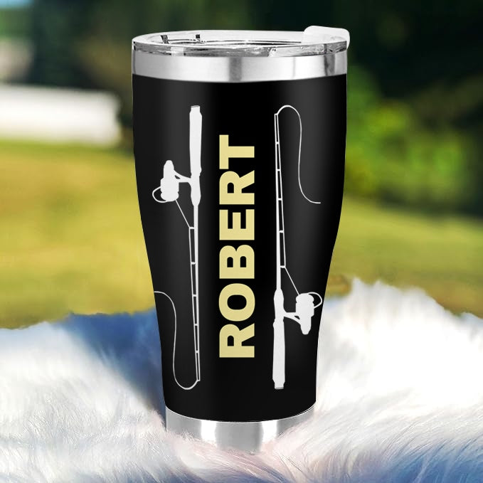 I Love It - Gift for a Fisherman - Personalized Custom Tumbler