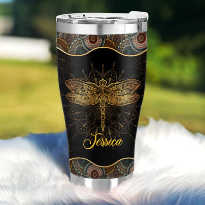 I was born with the soul of a hippie - Gift for yourself/friends - Personalized Hippie Custom Tumbler
