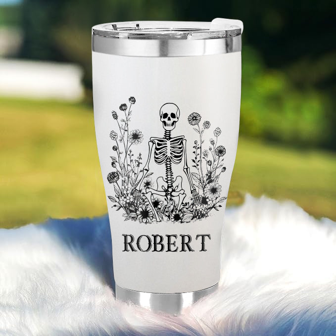 I Have A List- Gift for yourself/friends - Personalized Skull Custom Tumbler