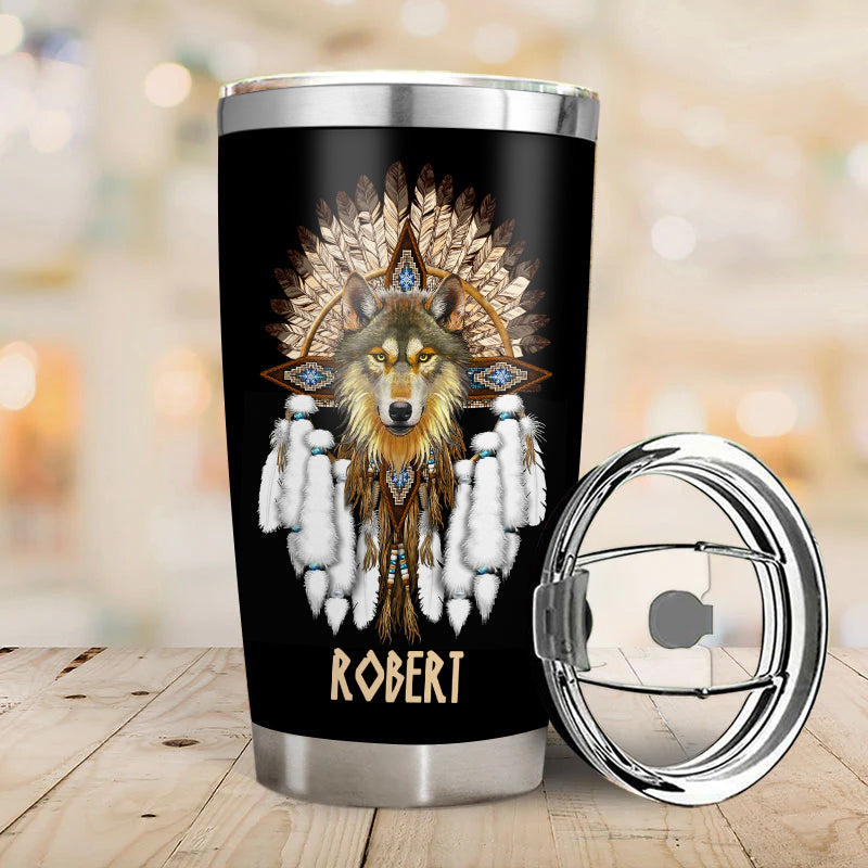 Listen To The Silence - Gift for yourself/friends - Personalized Native Custom Tumbler