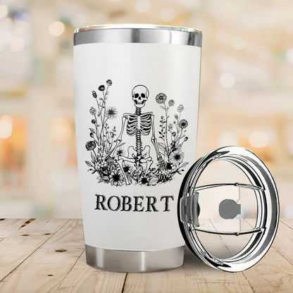 I Have A List- Gift for yourself/friends - Personalized Skull Custom Tumbler