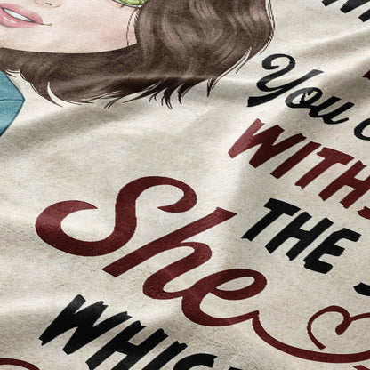 Peace, Love, Save Lives - Gift for a Nurse - Personalized fleece/sherpa blanket