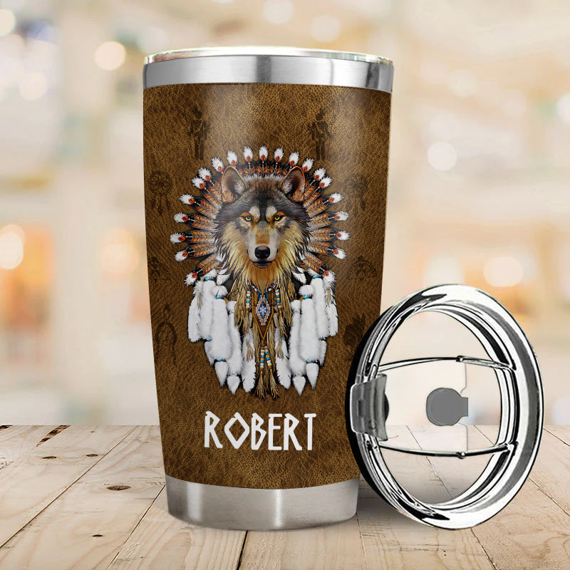 Listen to the wind - Gift for yourself/friends - Personalised Native Custom Tumbler