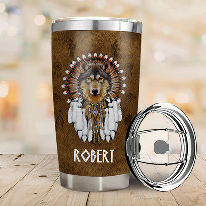 Listen to the wind - Gift for yourself/friends - Personalised Native Custom Tumbler