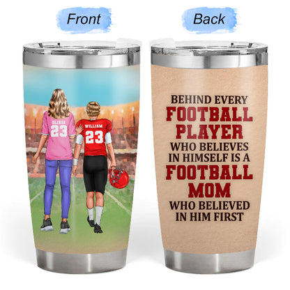 Football Mom - Gift for Mom / Dad / Parents - Personalized Custom Tumbler