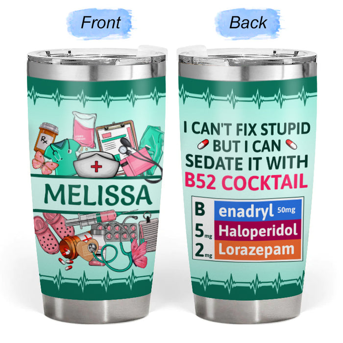 B52 Cocktail - Gift for a Nurse - Personalized Custom Tumbler