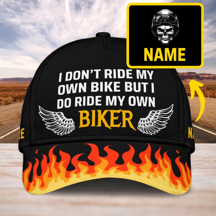 I Do Ride My Biker - Personalized Cap