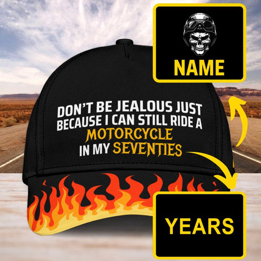 I Can Ride a Motorcycle - Gift for a Biker  - Personalized Cap