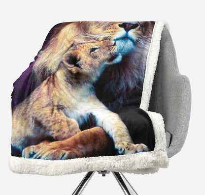 Blanket from mom to daughter with loving brave heart - Galaxate