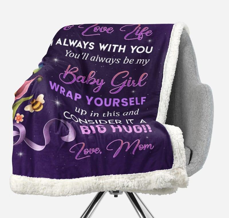Blanket from mom to daughter for unforgettable moments together - Galaxate