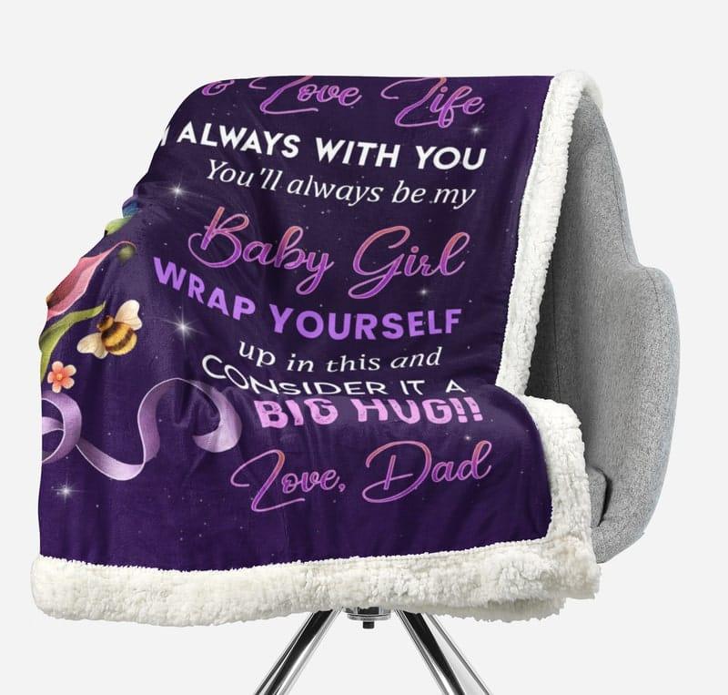 Blanket from dad to daughter for unforgettable moments together - Galaxate